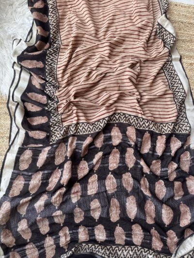 Hand dyed Handblock printed