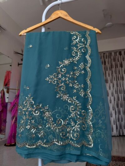 Partywear saree