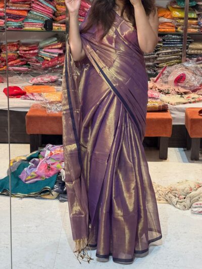 Cotton tissue saree