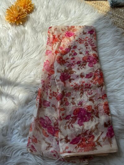 Floral summer sarees