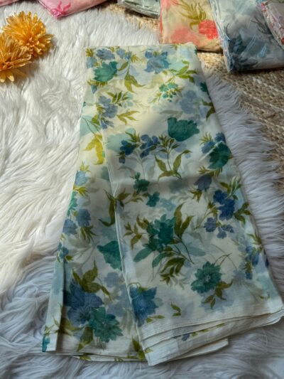 Floral summer sarees