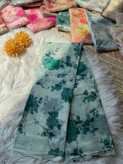 Floral summer sarees