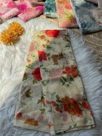 Floral summer sarees