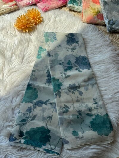Floral summer sarees