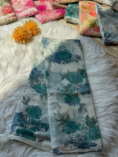 Floral summer sarees