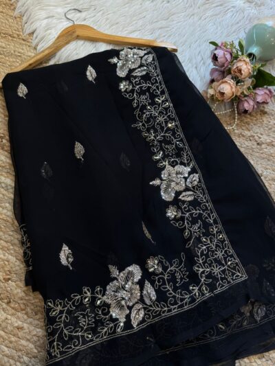 C pallu saree