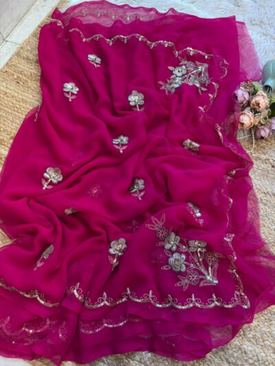 C pallu saree