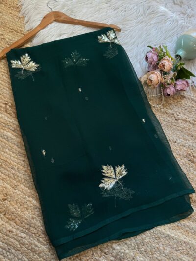 Sequins buta saree
