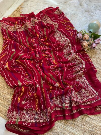 C pallu saree