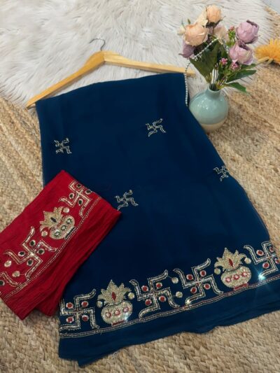 C pallu saree