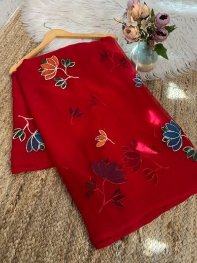 Gota buta saree