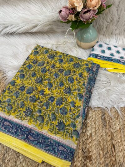 Pure hand dyed and hand block