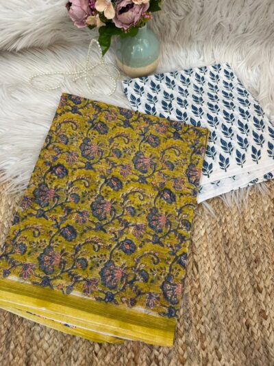 Pure hand dyed and hand block