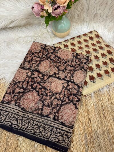 Pure hand dyed and hand block