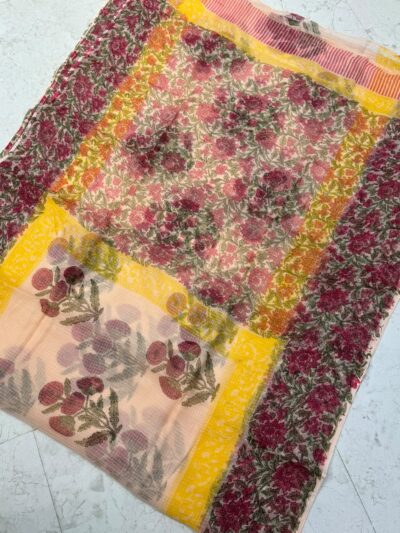 Pure hand dyed and hand block