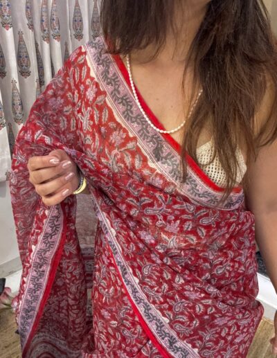 Pure hand dyed and hand block
