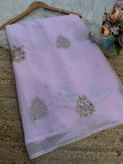 Sequins buta saree