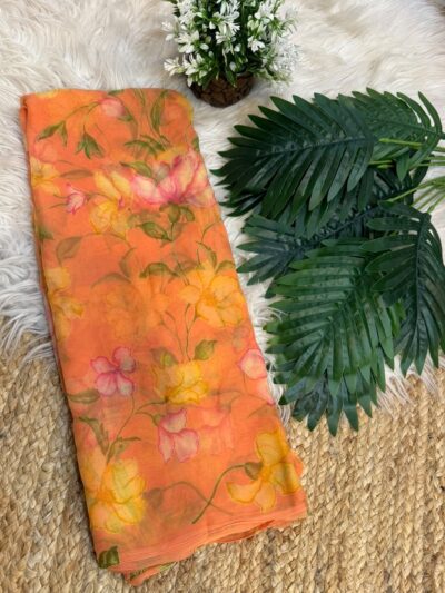 Pure chiffon Orange