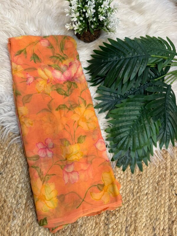 Pure chiffon Orange