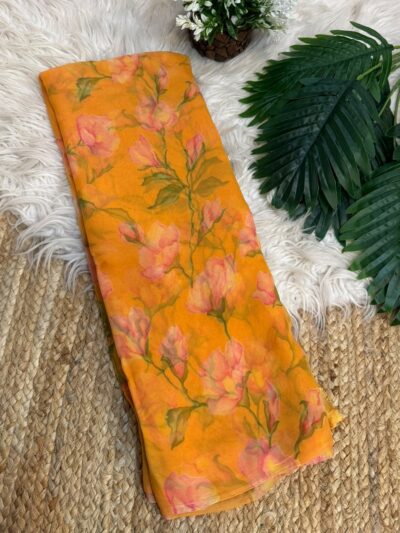 Pure chiffon Orange