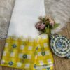 Cotton saree White
