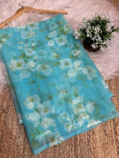 Printed Blue