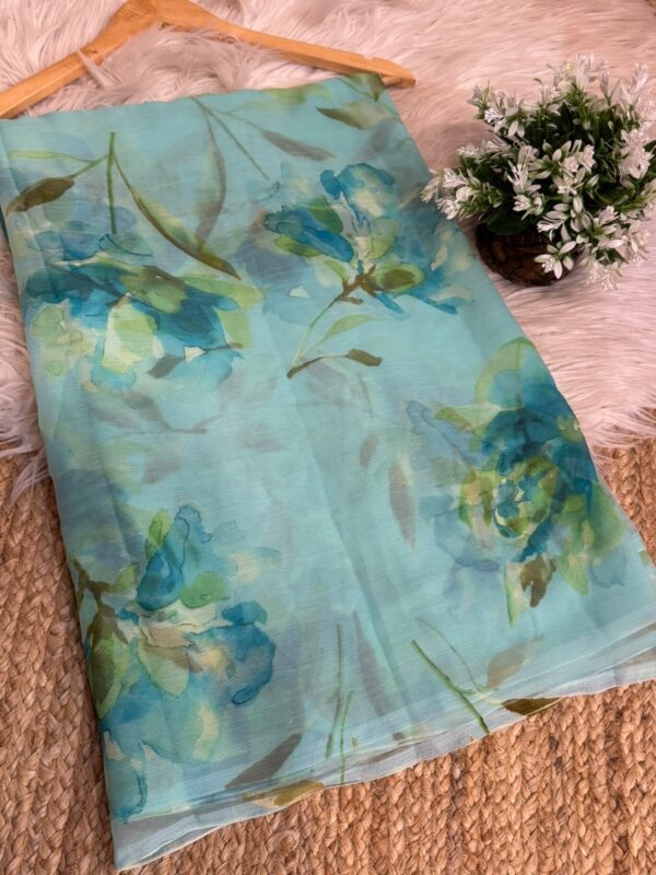 Printed Blue