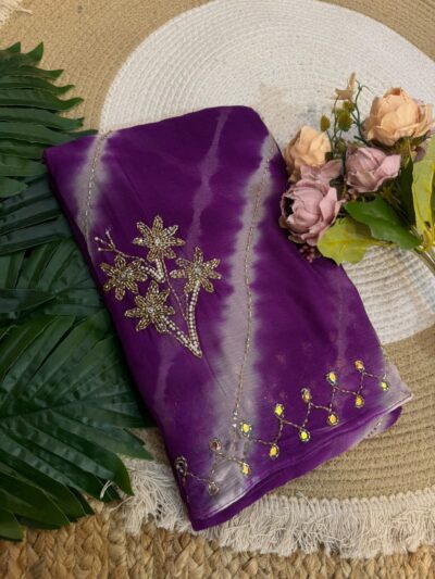 Handwork Leheriya Purple