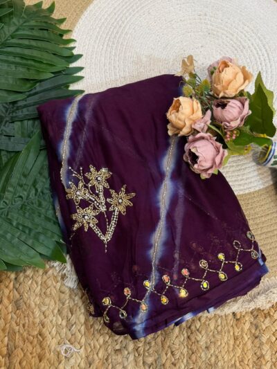Handwork Leheriya Purple