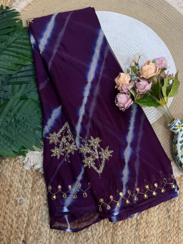 Handwork Leheriya Purple