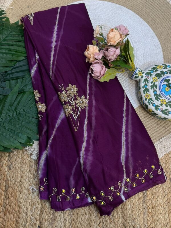Handwork Leheriya Purple