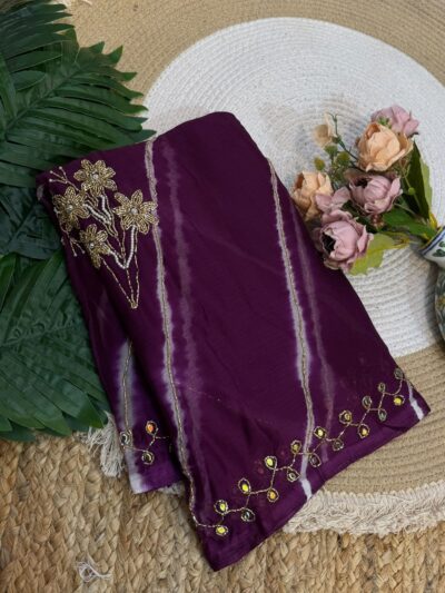 Handwork Leheriya Purple