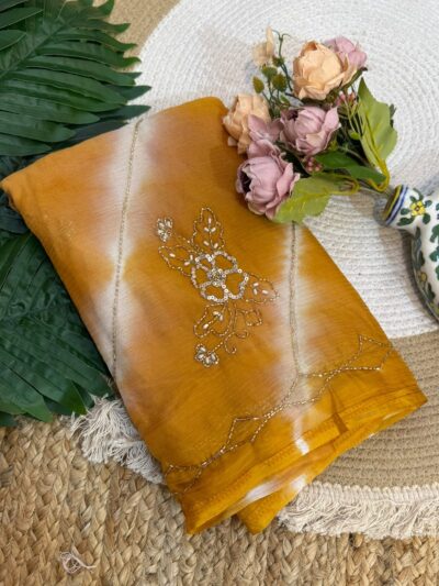 Handwork Leheriya Yellow