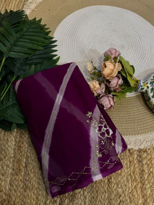 Handwork Leheriya Purple