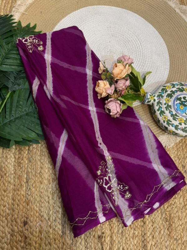Handwork Leheriya Purple