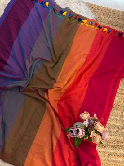 Mul cotton saree