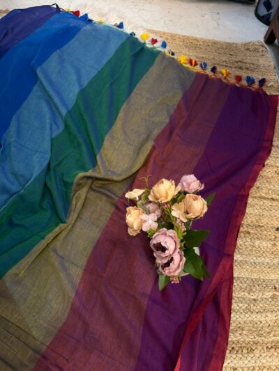Mul cotton saree