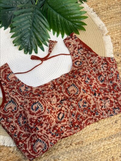 Kalamkari print blouse
