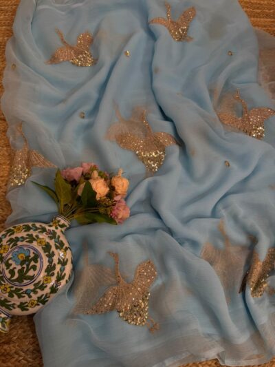 Buta saree Brown