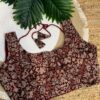 Kalamkari print blouse Brown