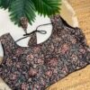 Kalamkari print blouse Yellow