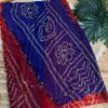 Aari sitara work saree Magenta