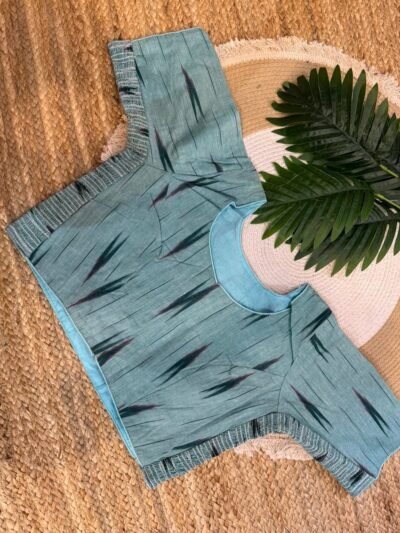Side stretchable blouse Orange