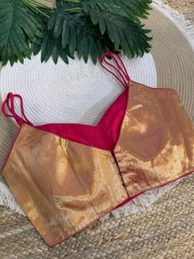Tissue blouse Brown