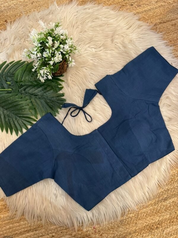 Plain cotton blouse Yellow