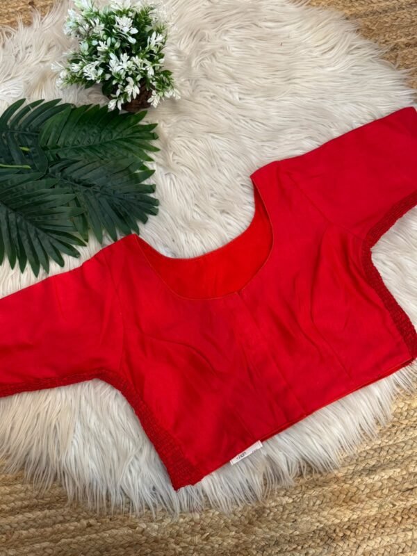 Side strechable blouse Red