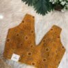 Ajrakh print blouse Orange