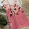 Digital print saree Red