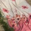 Digital print saree Red