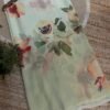 Digital print saree Brown